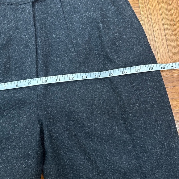 7115 by Szeki Charcoal Wool Cropped Trouser Size Small - Picture 13 of 14